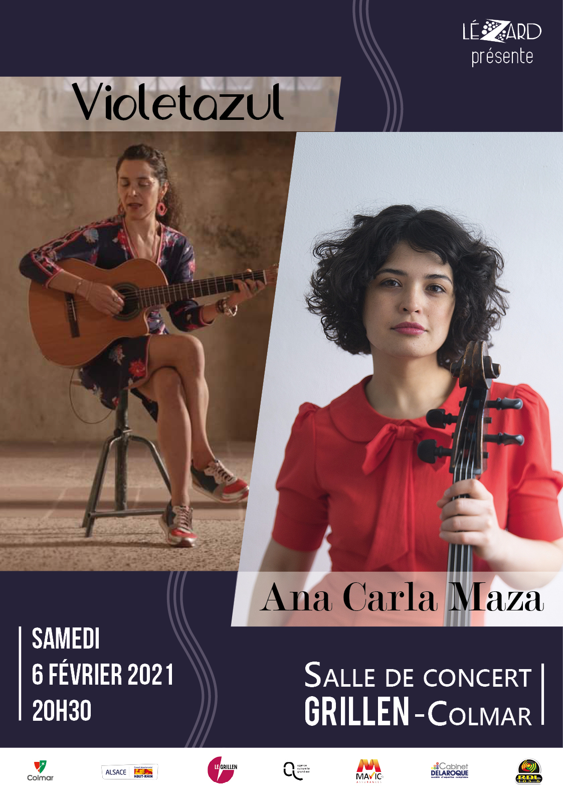 affiche web Violetazul Maza concert Violetazul et Ana Carla Maza